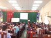 Đồng chí Trần Quốc Phi - Chủ tịch Hội Nông dân huyện Chơn Thành lên