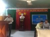 Ông Phan Văn Điểu - UVBTV HND huyện - Chủ tịch HND xã Minh Hưng phát biểu chỉ đạo hội nghị