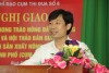 Đc Nguyễn Xuân Định - Phó Chủ tịch Trung ương HND Việt Nam phát biểu chỉ đạo tại Hội nghị