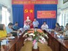 Đ/c Hoàng Văn Linh- CT Hội ND xã báo cáo tóm tắt công tác hội nông dân 6 tháng đầu năm 2023