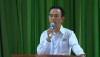 Đc Phạm Văn Hiếu  Phó chủ tịch hội nông dân huyện phát biểu khai giảng lớp tập huấn