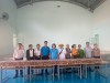 Đoàn từ thiện cùng chụp hình với Hội Nông dân huyện và lãnh đạo xã Phú Nghĩa