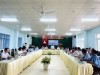 Đồng chí Trần Văn Vinh UV.BCH Trung ương Hội - Tỉnh ủy viên - Chủ tịch Hội Nông dân tỉnh Bình Phước phát biểu tại Hội nghị