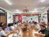 Toàn cảnh buổi làm việc với Đoàn kiểm tra, giám sát của Ban Đại diện HĐQT NHCSXH tỉnh Bình Phước