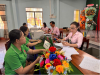 Tổ giao dịch NHCSXH huyện giao dịch hàng tháng tại xã Lộc Thuận