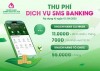 Áppich bảng thu phí dịch vụ nhận thông báo biến động số dư qua SMS