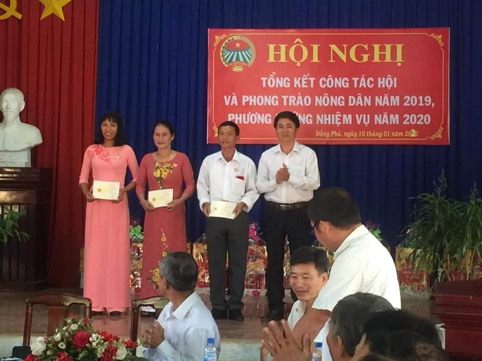 hội nông dân huyện đồng phú tổ chức Hội nghị tổng kết công tác hội và phong trào nông dân năm 2019