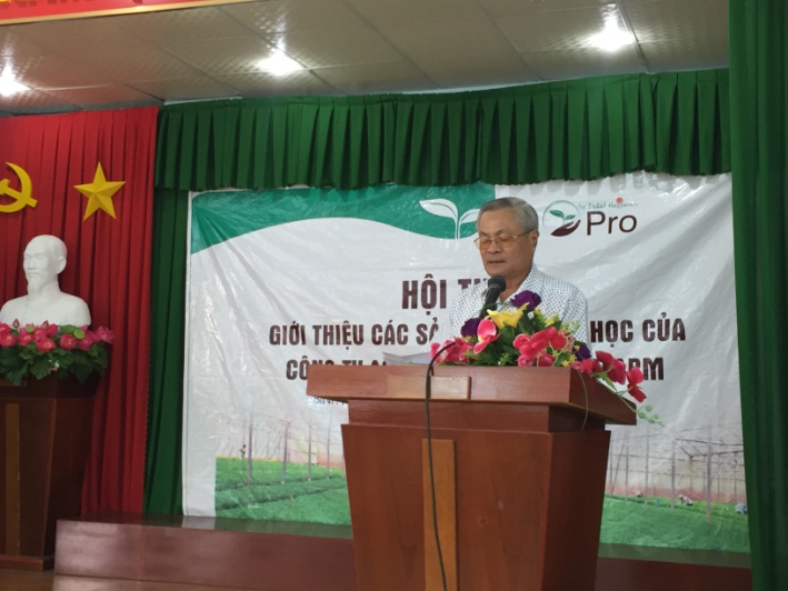 Đ/c Nguyễn Văn Chơ - PCT Hội Nông dân tỉnh phát biểu tại Hội thảo