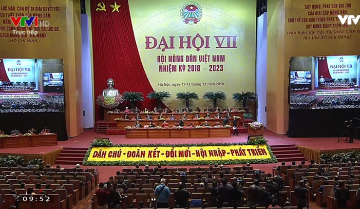 Khai mạc trọng thể Đại hội đại biểu toàn quốc Hội Nông dân Việt Nam lần thứ VII