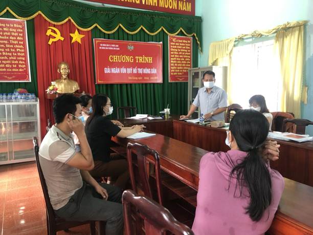 Đ/c Nguyễn Huy Thắng – PCT, Giám đốc BĐH Quỹ HTND thị xã Phước Long
